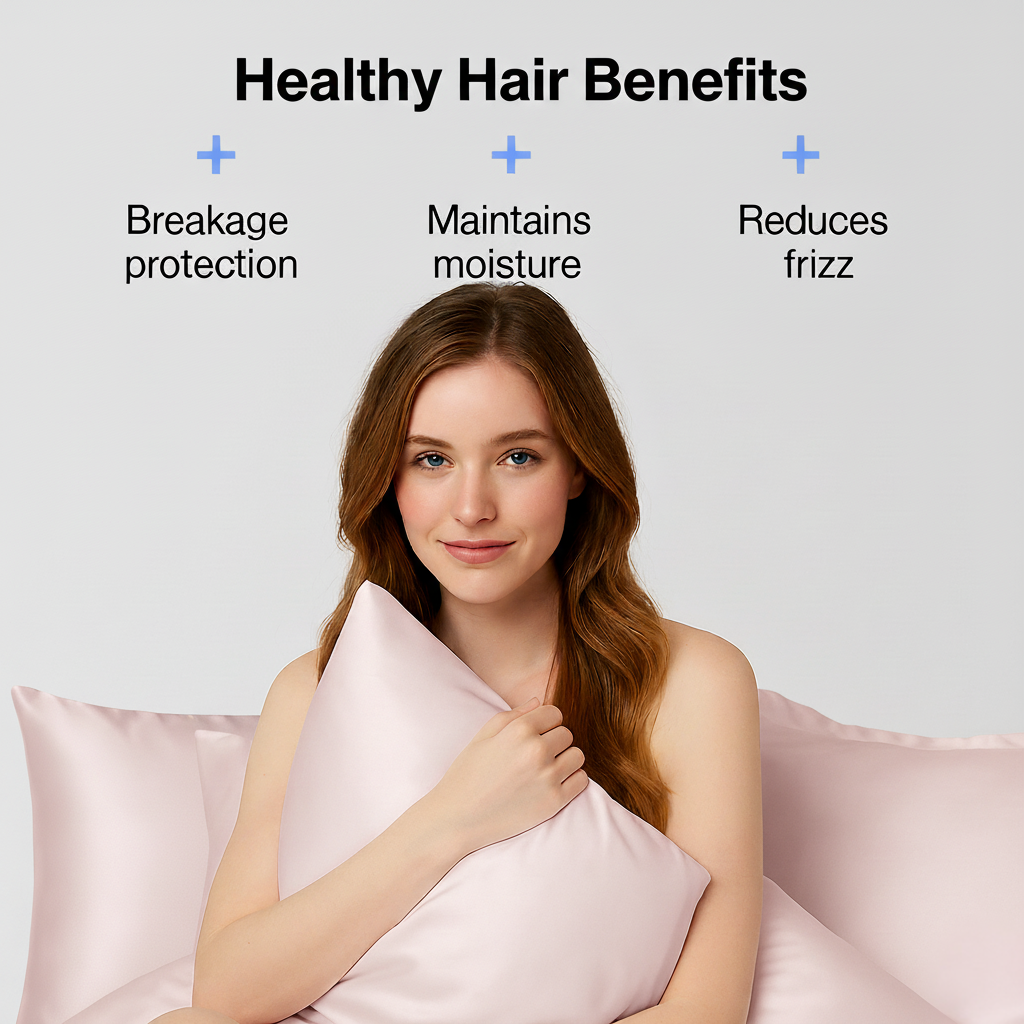 2x Premium Silk Pillowcase